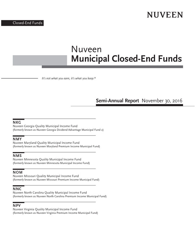 Nuveen pennsylvania quality municipal income fund common stock news