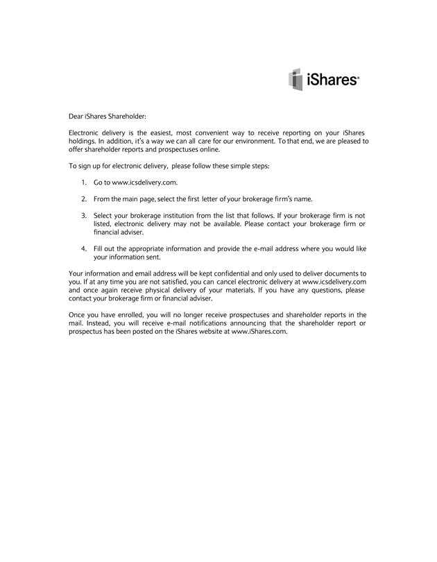 Form N-CSRS for iShares Inc.