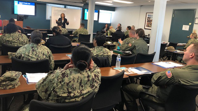 command financial specialists at the Naval Base San Diego